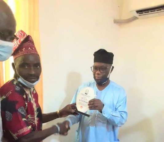 AMELTAN Honours Senator Ademola Balogun