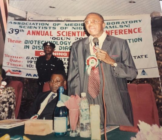 Sir Dunstan Ikem Tabansi: A Medical Lab Scientist of Character & Excellence by Godswill Okara