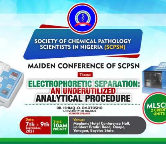 REGISTER: Chemical Pathology Scientists hold maiden Conference
