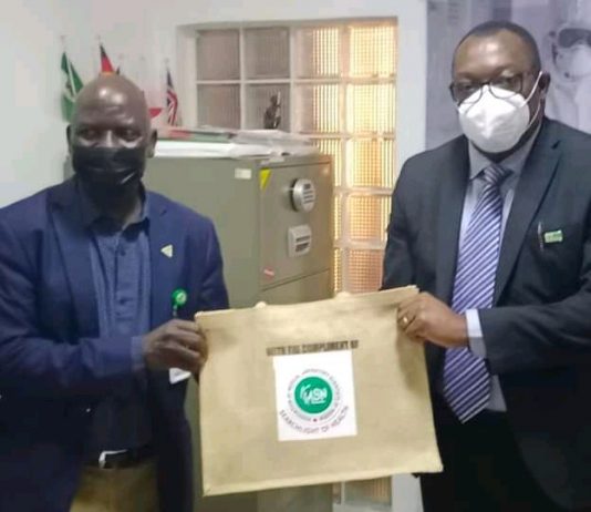 AMLSN pays a congratulatory visit to NCDC DG