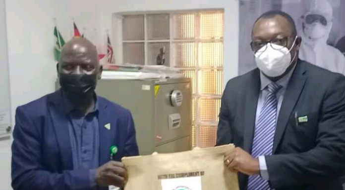 AMLSN pays a congratulatory visit to NCDC DG