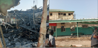Plateau State Specialist Hospital Lab. Building razed by Fire