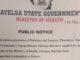 Bayelsa State Ministry of Health releases date for 2023 internship Exams