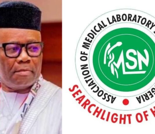 AMLSN hails Godswill Akpabio emergence as Senate President