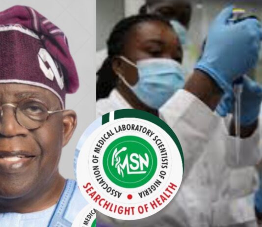Medical Lab. Scientists congratulate Bola Tinubu, seek strengthening of the profession