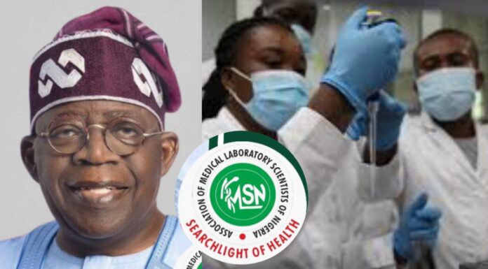 Medical Lab. Scientists congratulate Bola Tinubu, seek strengthening of the profession
