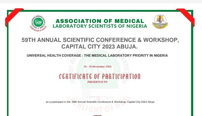 How to download AMLSN 59th Conference Certificate of Participation
